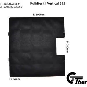 Kullfilter til vertical 595