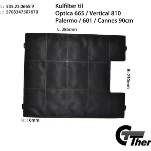 Kullfilter vertical 810/optica 665/Cannes 90 cm (28×23 cm)