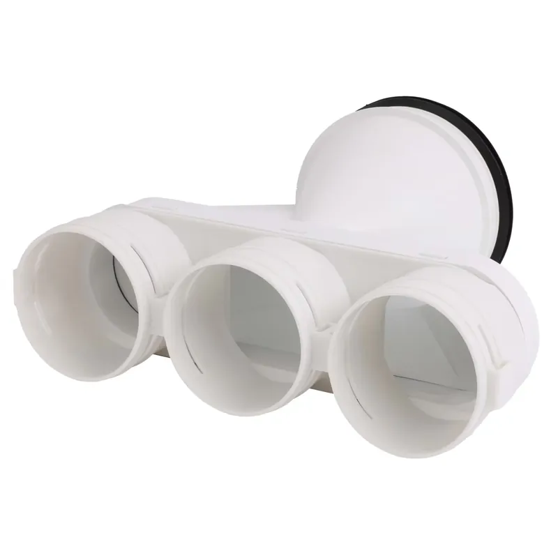 Overgang Ø125/3xØ75 plast