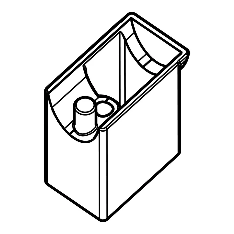 adapter, dørhåndtak, rostfri