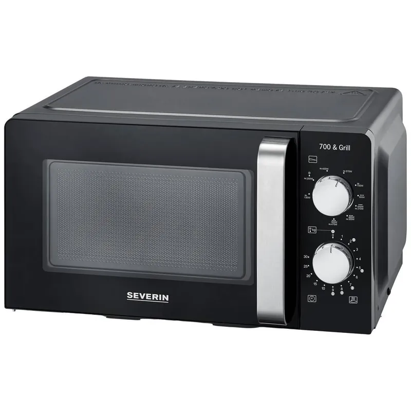 Severin MW 7781 Svart kombinasjonsmikrobølgeovn Benkeplate 17 L 700 W -