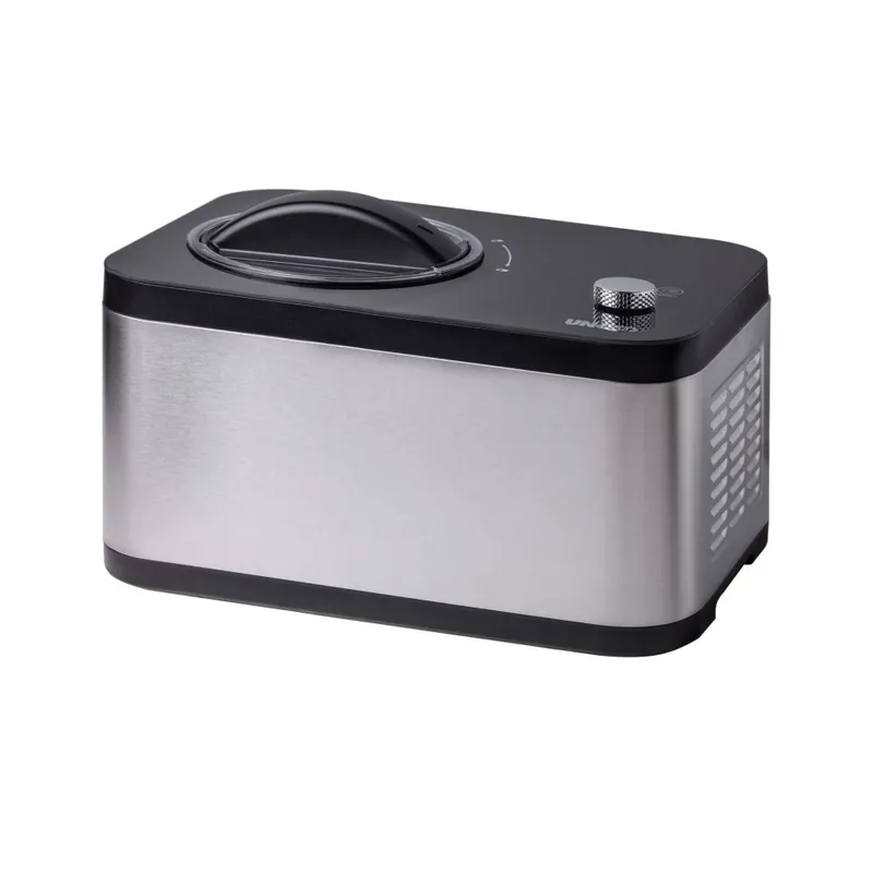Unold 48826 Eismaschine & Joghurtbereiter EVA Compressor iskremmaskin 1.5 L 120 W Svart, rustfritt stål