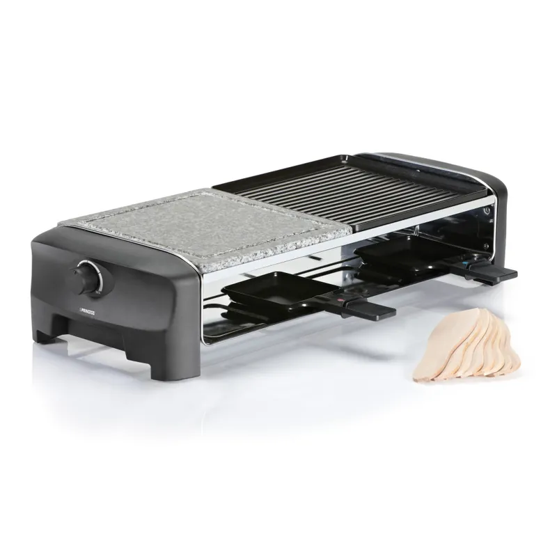 Princess 162820 Raclette 8 Stein- og grillfest