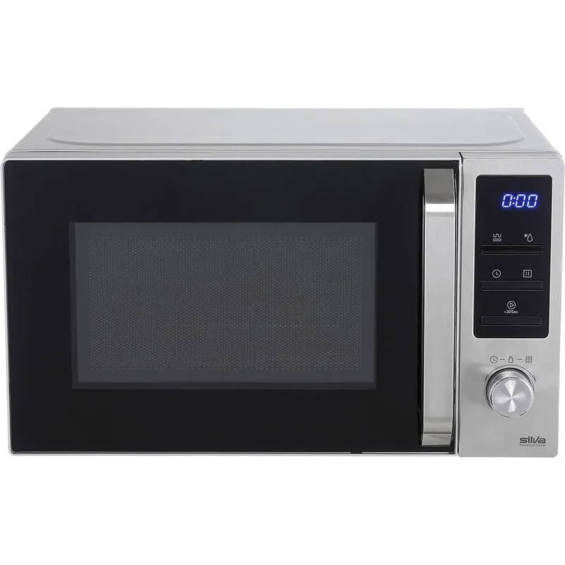 Silva Schneider MWG-E 20.8 Grillmikrobølgeovn for benkeplate 20 L 800 W Svart, rustfritt stål