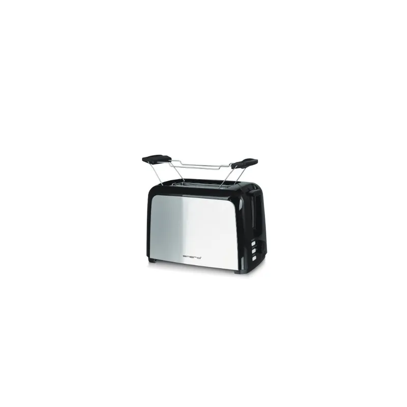 Emerio TO-123924 brødrister 7 2 skive(r) 750 W Svart, Rustfritt stål -