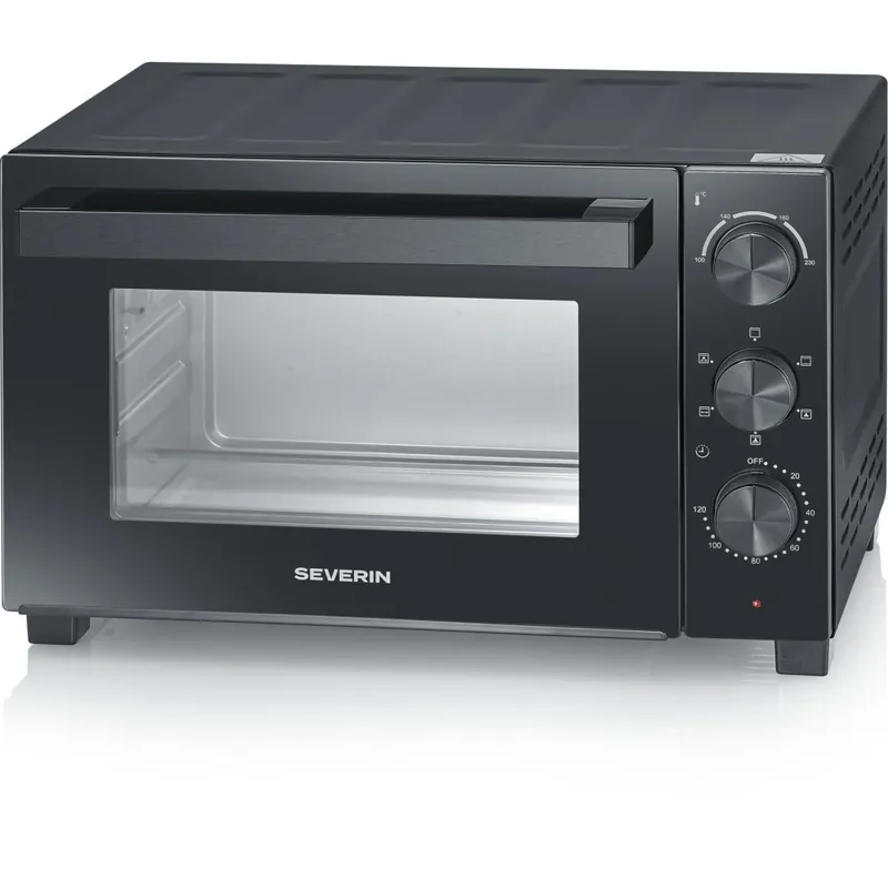 Severin TO 2075 brødristerovn 30 L 1600 W Black Grill