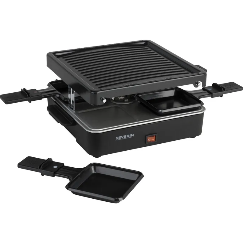 Severin RG 2370 raclettegrill 4 person(er) 600 W Svart