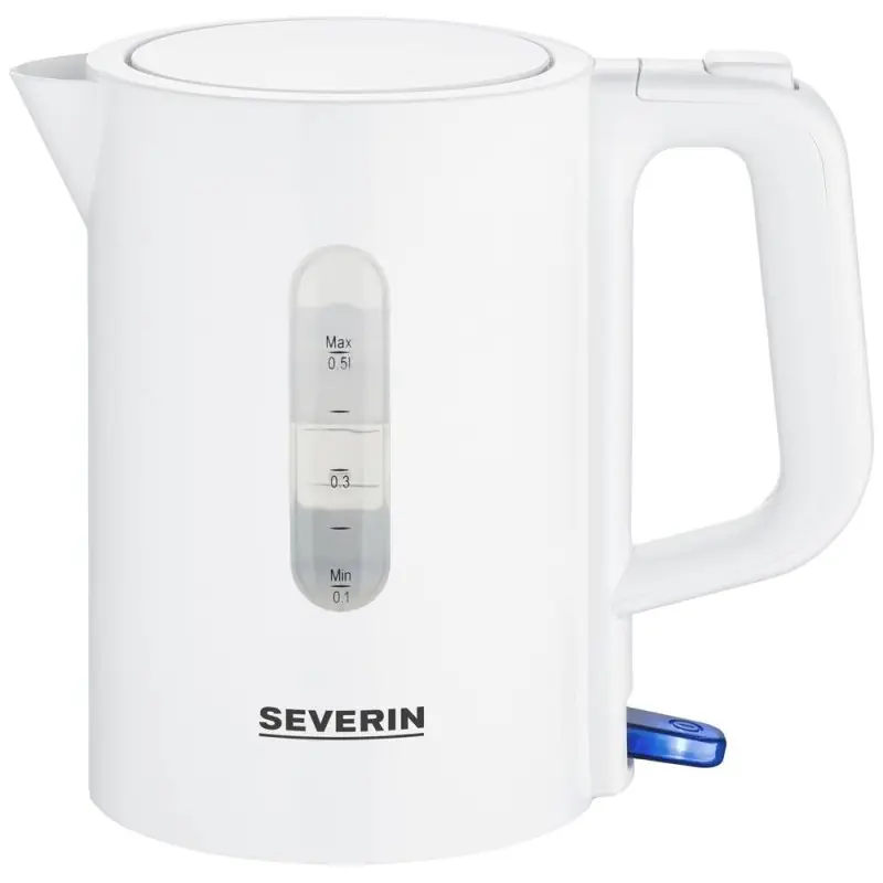 Severin WK 3462 elektrisk vannkoker 0.5 L 1100 W Hvit - Severin WK 3462,
