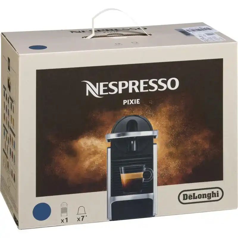 DeLonghi Pixie EN127.BL Kapselmaskin for kaffe, to direkte valg