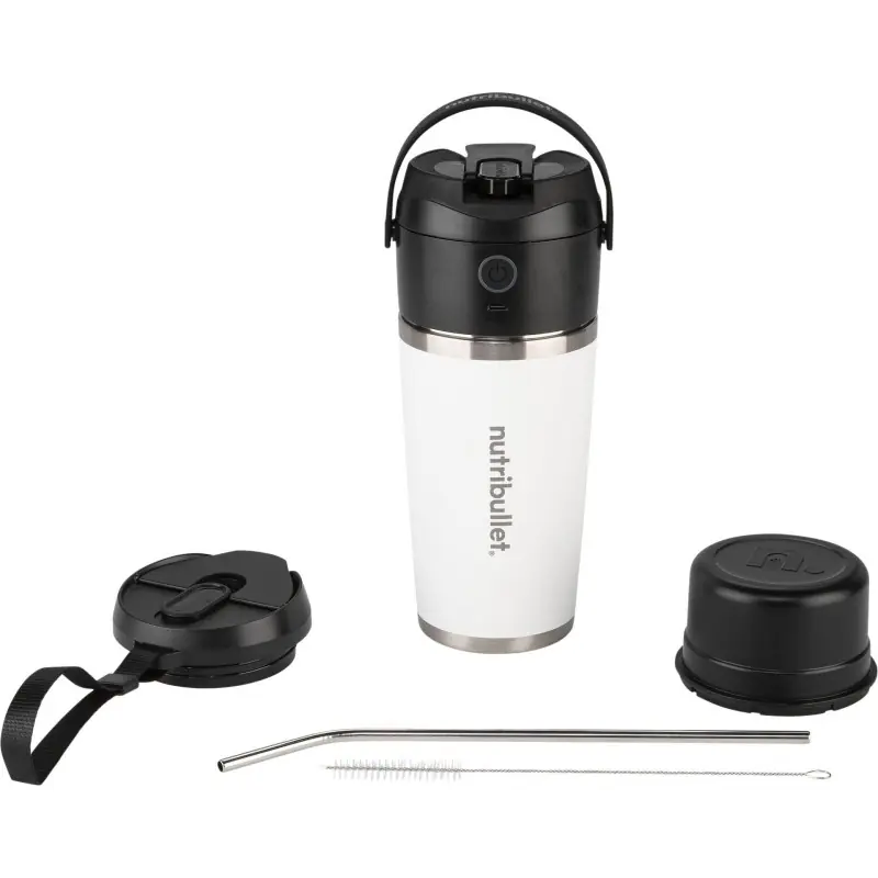 NutriBullet Flip 0.59 L bærbar blender Svart, Hvit - NutriBullet