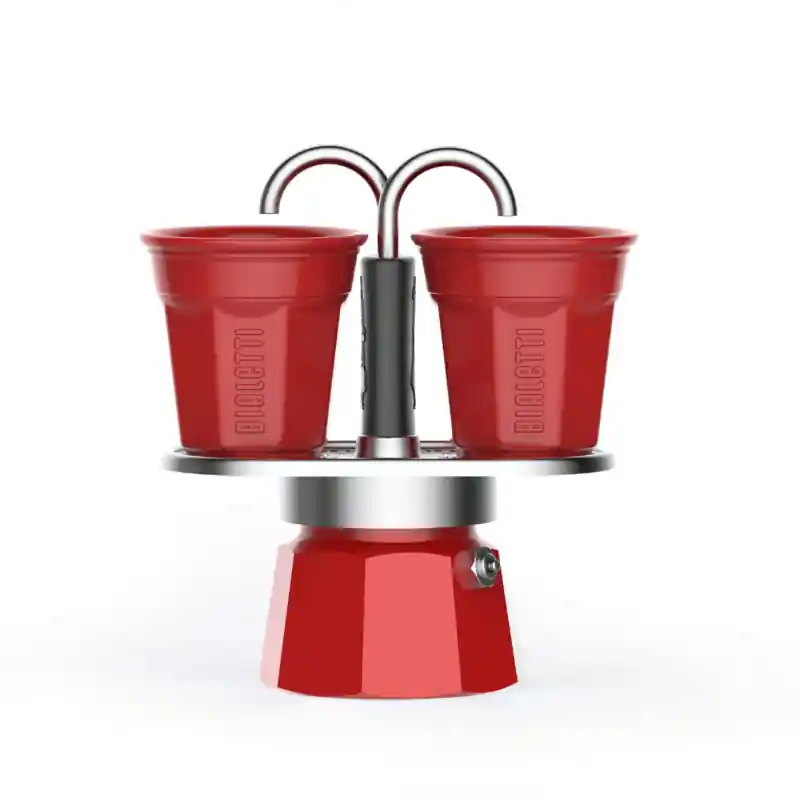 Bialetti Mini Express ‘R‘ Dobbel Servering (2 Kopper & 2 Kopp Kaffetrakter)