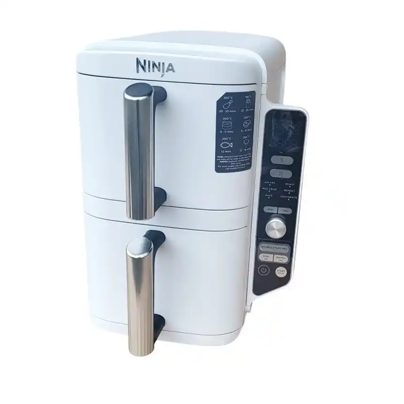 Ninja SL400EUWH Varmluftsfrityr Dobbel 9.5L Frittstående 2470W