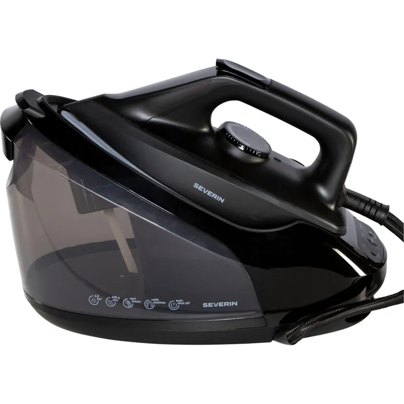 Severin BA 3192 dampstrykejernstasjon 2400 W 1.8 L Keramisk såle Svart