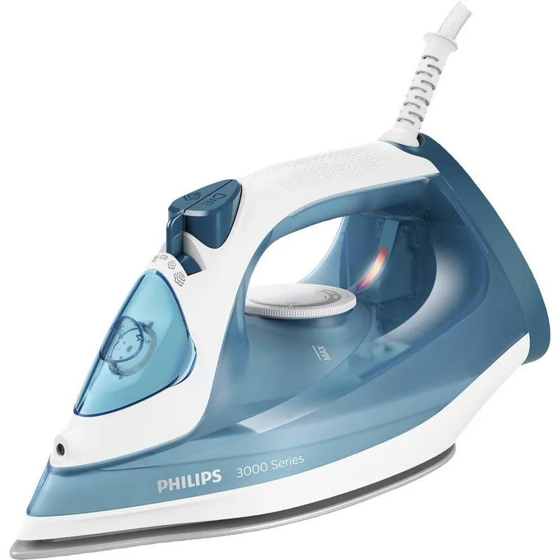 Philips 3000 serie DST3011/20 strykejern dampstrykejern keramisk såle 2100 W Blå