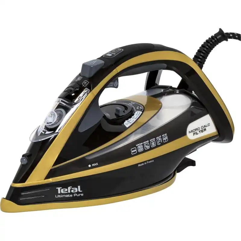 Tefal FV9865E0 strykejern Tørr og Dampstrykejern Durilium Autoclean såleplate