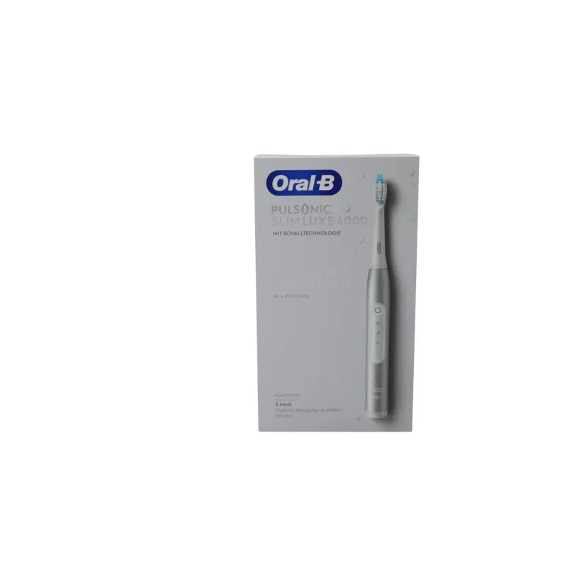 Oral-B Pulsonic Slim Luxe 4000 Voksen sonic tannbørste Platinum