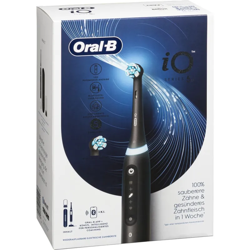Oral-B iO Series 5 Voksen vibrerende tannbørste svart