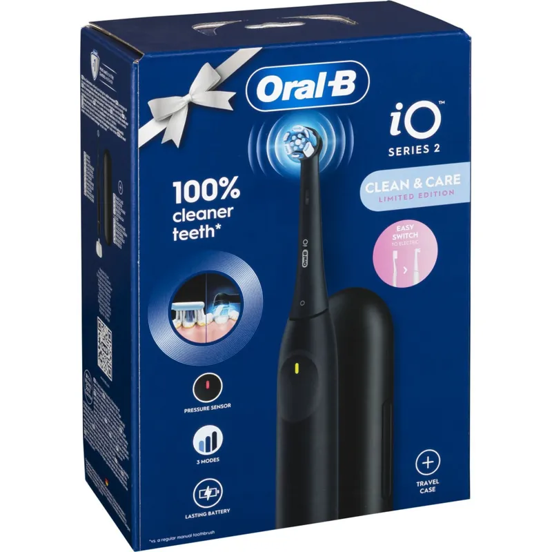 Oral-B iO Series 2 Voksen vibrerende tannbørste Svart