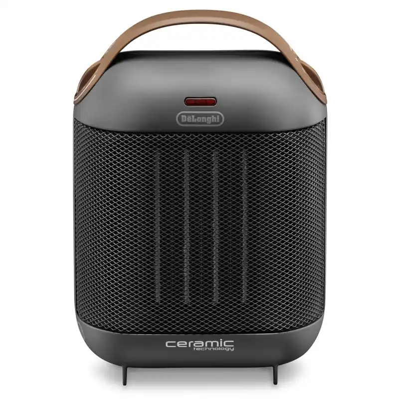 DeLonghi HFX30C18.AG Innendørs svart, grå 1800 W Vifte elektrisk plass