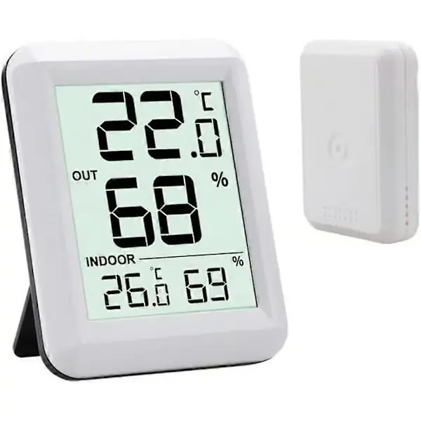 Trådløst Wifi Termometer Digital Termo Hygrometer Innendørs Utendørs