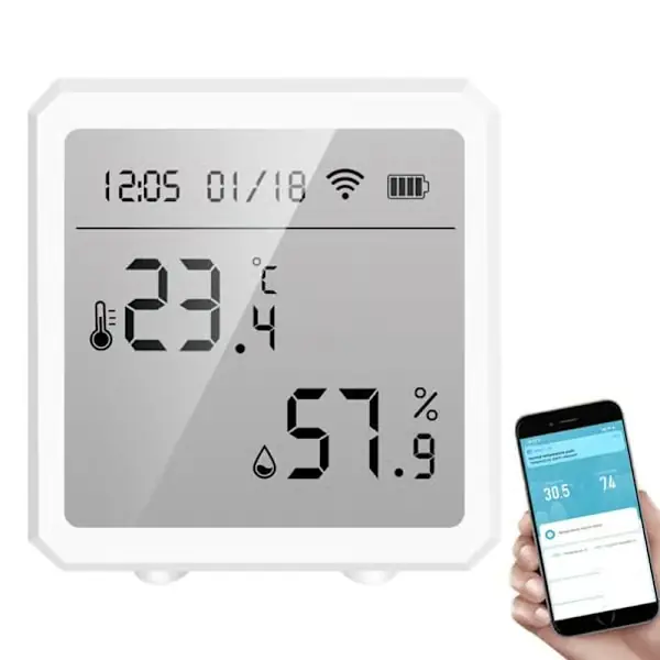 WiFi termometer og hygrometer med APP smarthus-FX-84