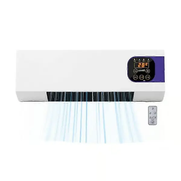 Veggmontert luftvarmer 2000W veggmonterte klimaanlegg med fjernkontroll American Standards
