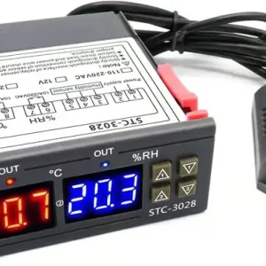STC - 3028 temperatur- og fuktighetsregulator, PID-regulator 12V