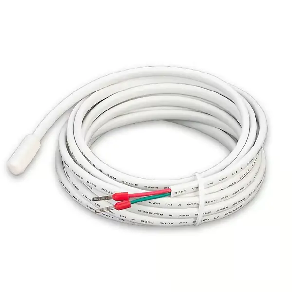 Gulvtemperatursensor, gulvvarmegulvsonde gulvvarme termostat tilbehør gulvtemperatursensor sonde kabel 3 meter