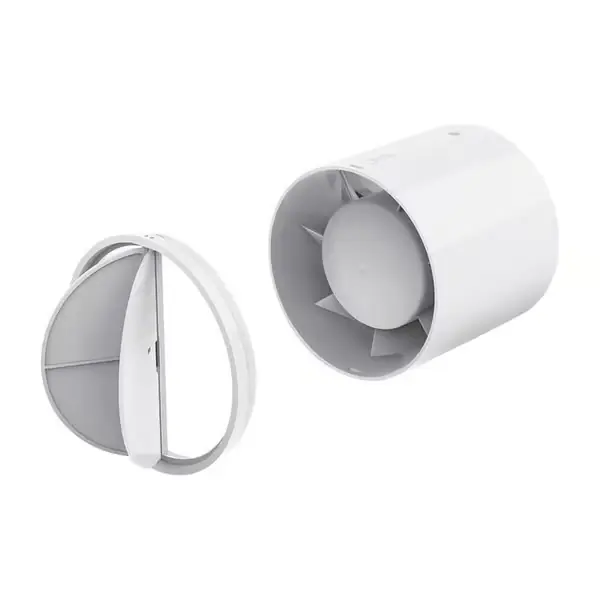 100 mm stillegående 12W energibesparende kanalvifte med blandet strøm for baderom, ventiler, drivhus, telt