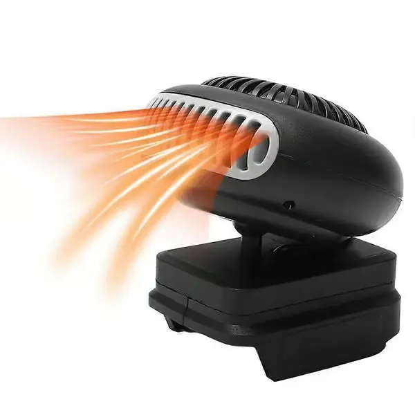 Trådløs batteridrevet varmeovn 2 temperaturer 2xUSB bærbar romvarmer for 18V batteri BL1830 BL1850 BL1840 BL1845 BL1815 BL1820 BL1860B