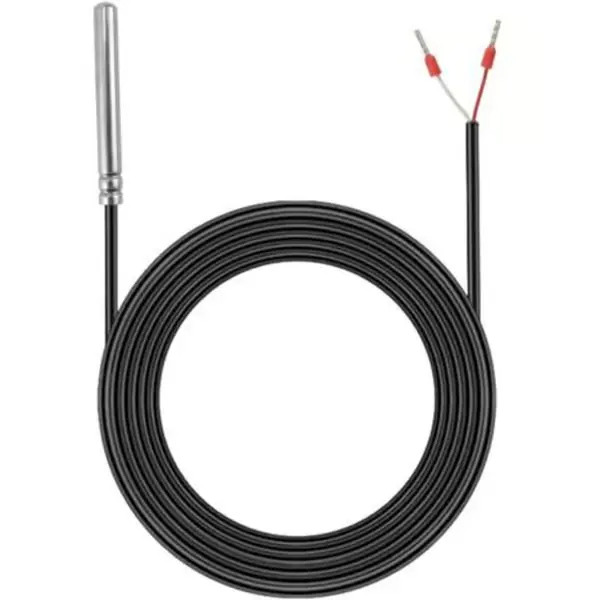 PT1000 vanntett temperatursensor, 3M solcelletemperatursensor med vanntett PVC og rustfri stålkabel