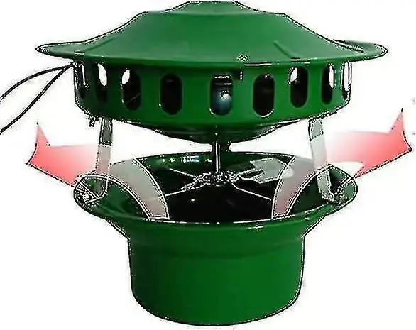 Elektrisk skorsteinsvifte Kompatibel med BBQ-hytte, peis, termisk peis, vedovn - 80W