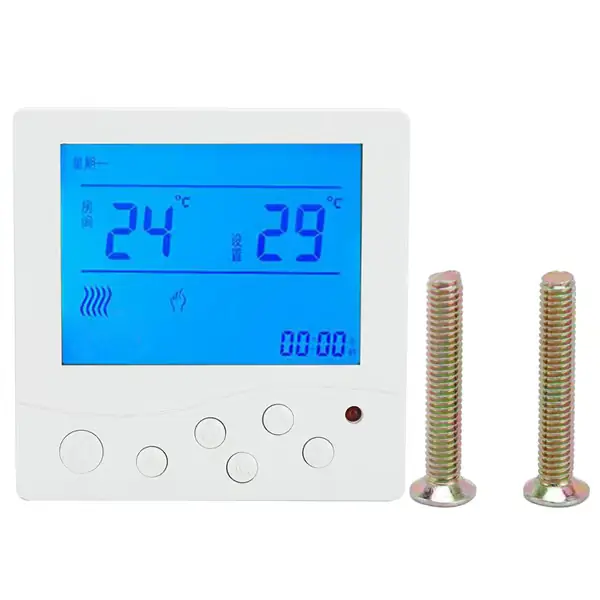8802RH Digital Termostat LCD-skjerm Vannvarme Temperaturkontroller 5℃-45℃ AC220V
