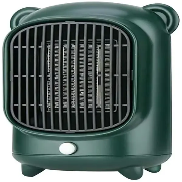 Liten Stillegående Keramisk Vifteovn, Energibesparende Vifteovn, Lavt Forbruk Mobil Elektrisk Varmeovn, 500w Mini Vifteovn for Bad eller