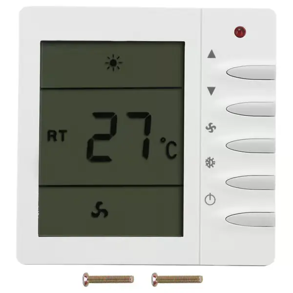 AC220V Sentral klimaanlegg vifte LCD termostat klimaanlegg temperaturkontroller