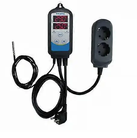 ITC-310T-B Treffer Automatisk 12 Perioder Timer Temperaturkontroller med Programmerbar Timerfunksjon og Enkel/Syklusmodus EU socket