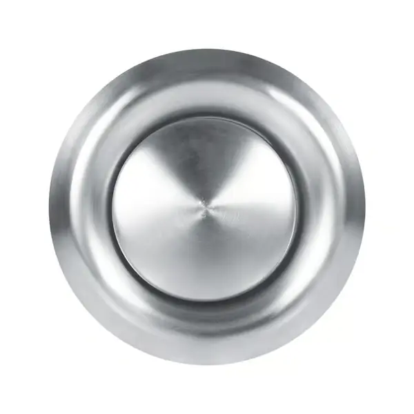 Justerbar Vegg Tak Hjem Rustfritt Stål Luftventil Rund Ventilasjonskanal Deksel (100mm)