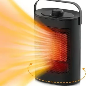 Varmeovn - BEIJIYI - Mini Elektrisk Varmeovn - 1500W - 3 Moduser - Overopphetingsbeskyttelse