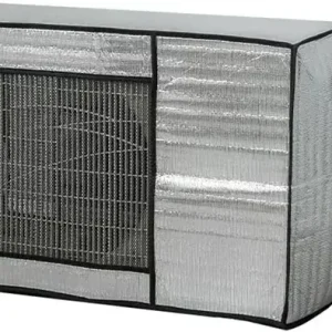 Støv- og solbeskyttelse for klimaanlegg (86 x 35 - Bærbar aluminiumsdeksel Snø 60cm) 86x35x60cm 86x35x60cm
