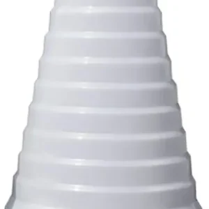 Universal Reduser Amlior Plus Tykk for Ventilasjonssystemer 80/200mm Diameter Rund Rørreduser i PVC Brukes med Klimaanlegg for