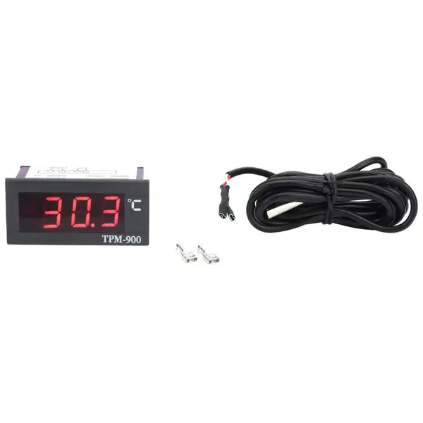 Mini LCD Digitalt Temperaturpanelmeter Termometer Temperaturindikator -40℃ - +110℃