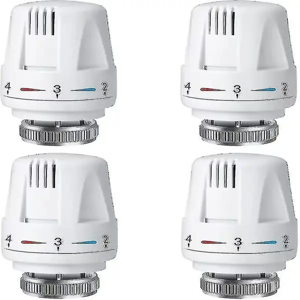 Termostathode 4 Deler Termostat M 30 X 1.5 Radiatorventil Erstatningshode Med Frostbeskyttelse—yux