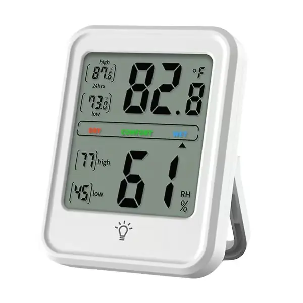 WiFi Termometer Hygrometer Innendørs Utendørs Værsentral Personlig Værsentral
