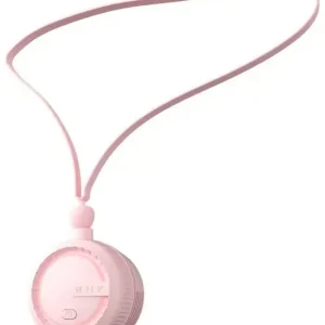 Håndfri halsvifte - Mini bordvifte - Vifter - Minivifte - Bærbar vifte - Oppladbar - Bladløs 360° roterbar sportsvifte for på farten - 6,4x4,8cm