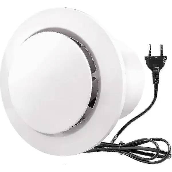 100mm Luftavtrekk 130m/t 20w, Med Tilbakeventil Høy Luftstrøm, Energieffektiv, For Baderom, Kjøkken, Toaletter, Veksthus, Telt (4 Tommer)