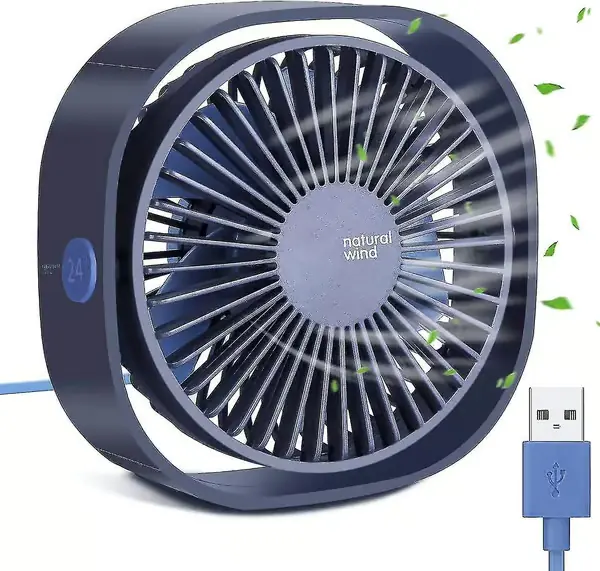 USB liten vifte (blå)