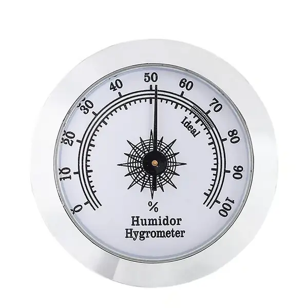 Hygrometer i legering, fast innfelt montering, liten, høy nøyaktighet