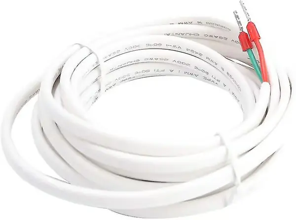 Gulvtemperatursensor, gulvvarmesensor temperatursonde, 3 meter gulvtemperatursensor sonde kabel gulvvarme termostat tilbehør