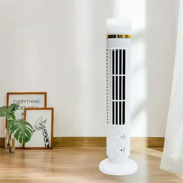 Kreativ LED-viftelys Mini Skrivebordsvifte Multifunksjonell USB/Tørrbatteri Dobbel-bruk Fyrtårnsvifte