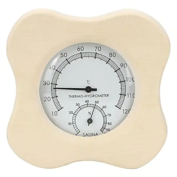 Saunarom 2-i-1 Tre Termo Hygrometer Termometer Hygrometer Damprom Tilbehør